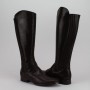 NICO RARINI  barna női bőr hosszú szárú csizma