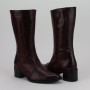 NICO RARINI  bordó női bőr hosszú szárú csizma