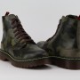 DESQUE női katona-zöld bőr bakancs