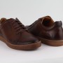 DUZSOL barna bőr férfi sneaker